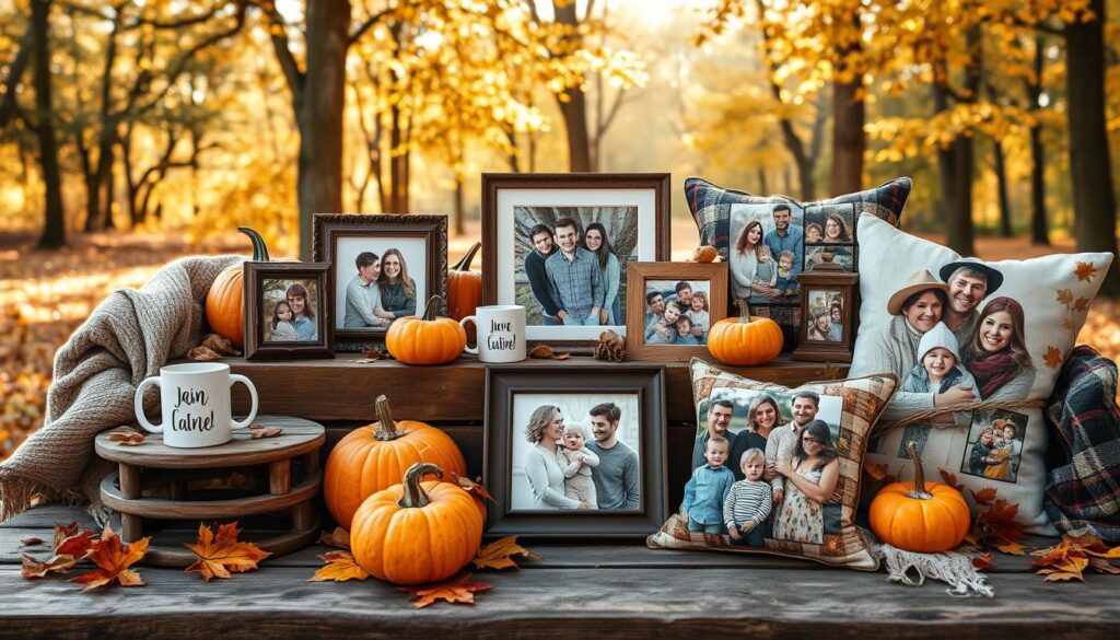 Custom Photo Gifts for Fall Family