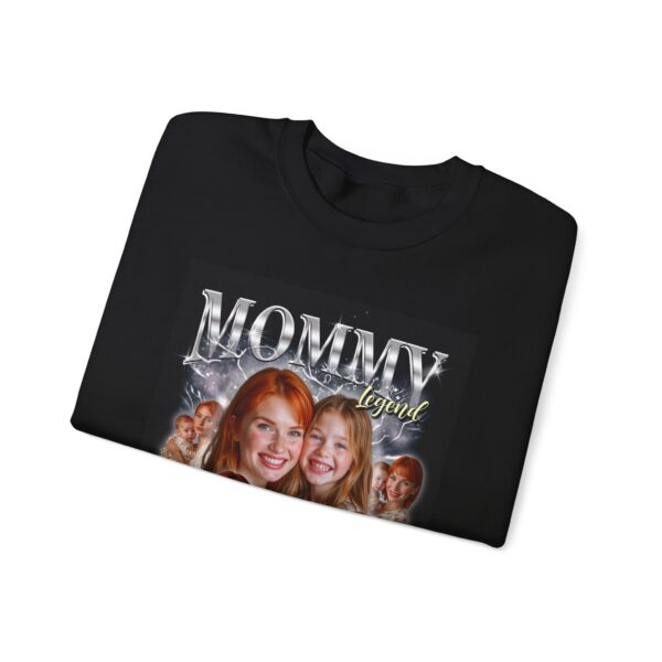 Custom Mommy Legend Sweatshirt, Personalized Photo Gift for Mom, Bootleg Rap Mom Shirt, Mothers Day Gift, 90s Retro Style - Image 6
