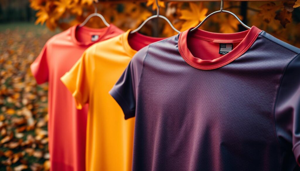 High-quality materials in custom sports t-shirts