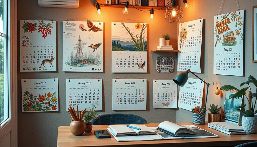 Unique Calendars for New Year