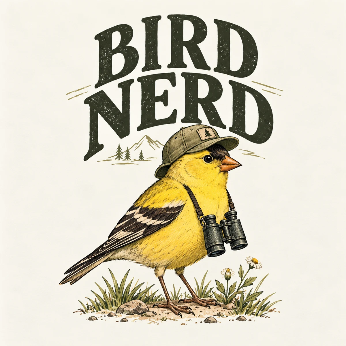 Bird Nerd illustration