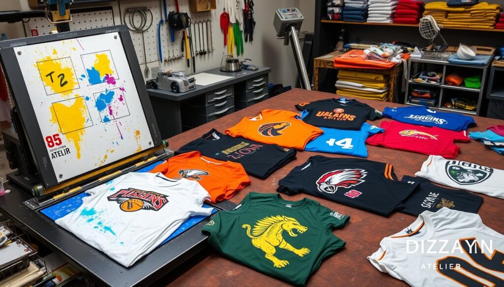 custom sports t-shirts printing techniques