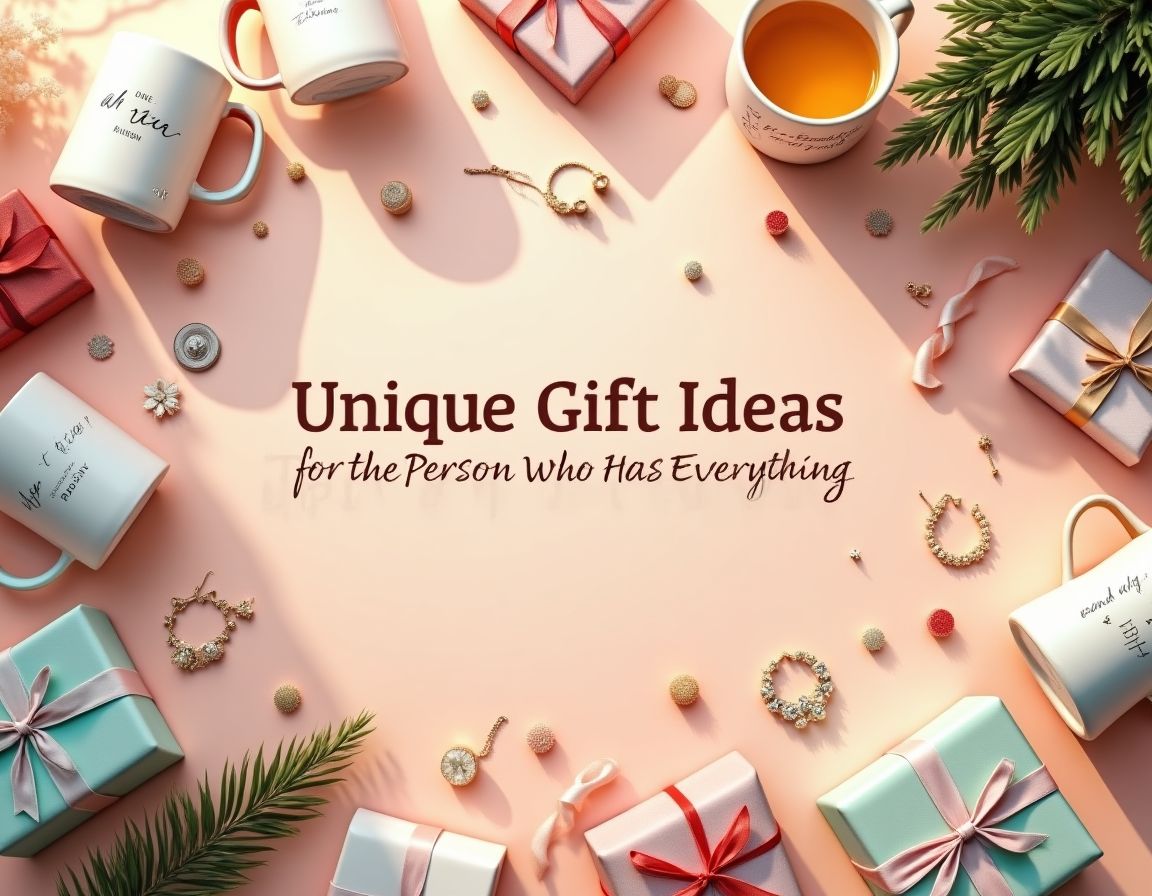 Unique gift ideas including custom solutions for everyone