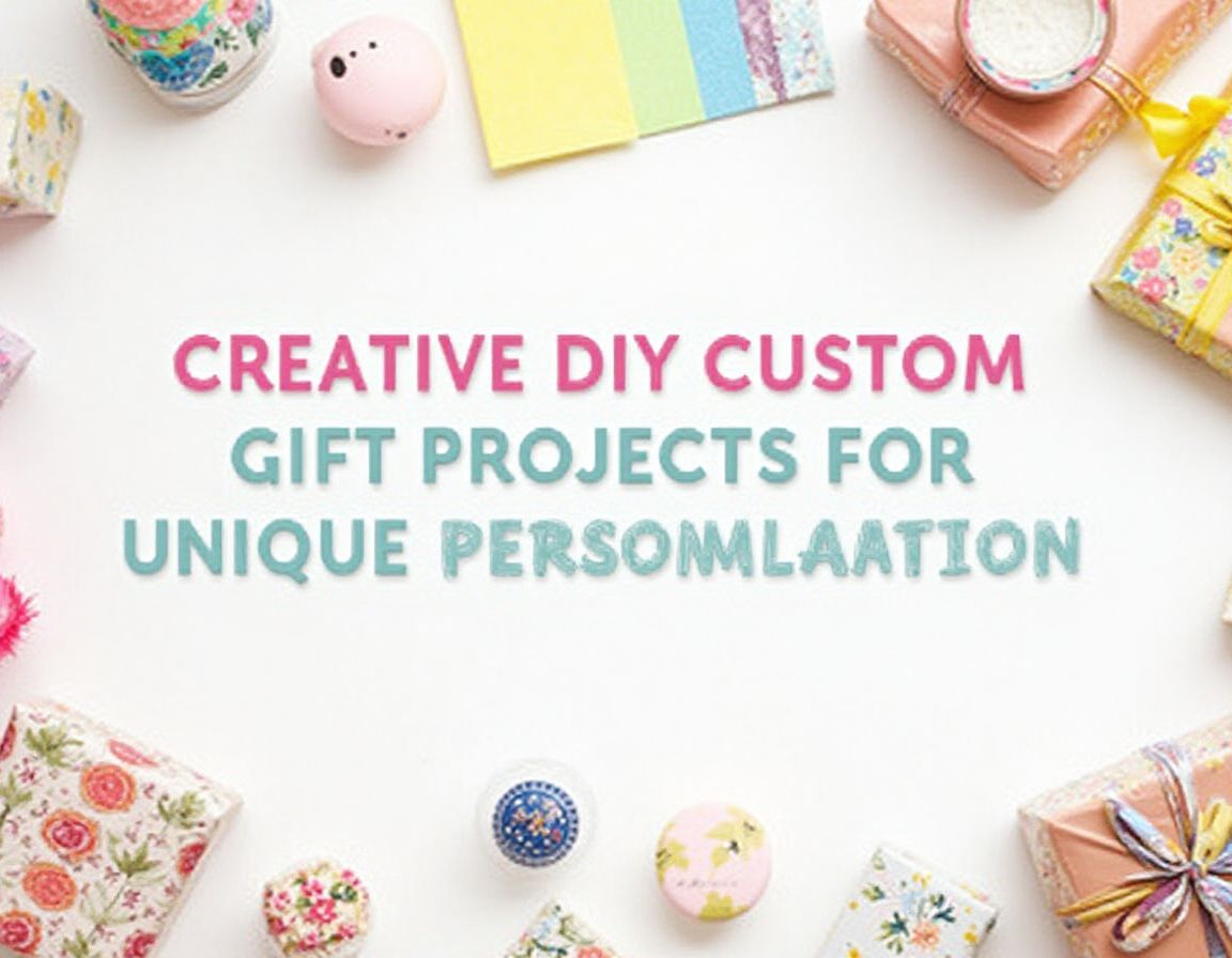 DIY gifts showcasing personalized projects and creative gift ideas