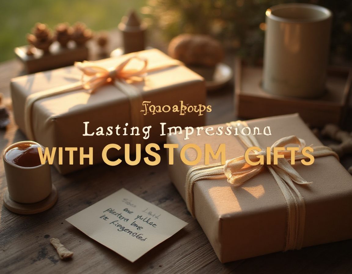 Custom gifts creating lasting impressions