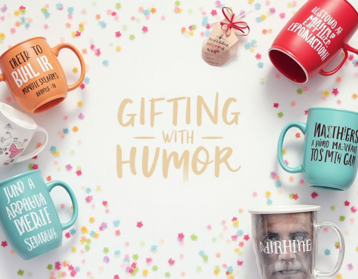 Funny gifts showcasing custom products that bring joy and laughter.