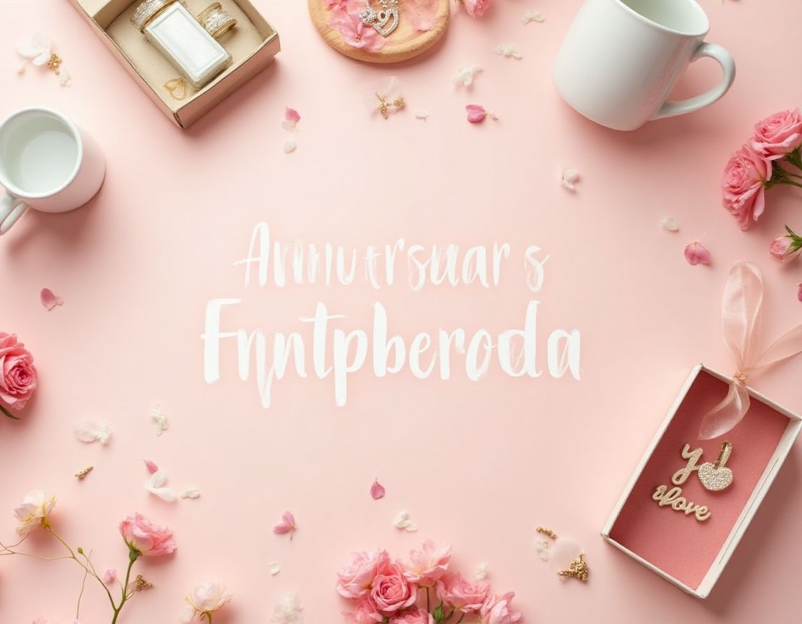 Unique anniversary gifts for couples, including custom items.