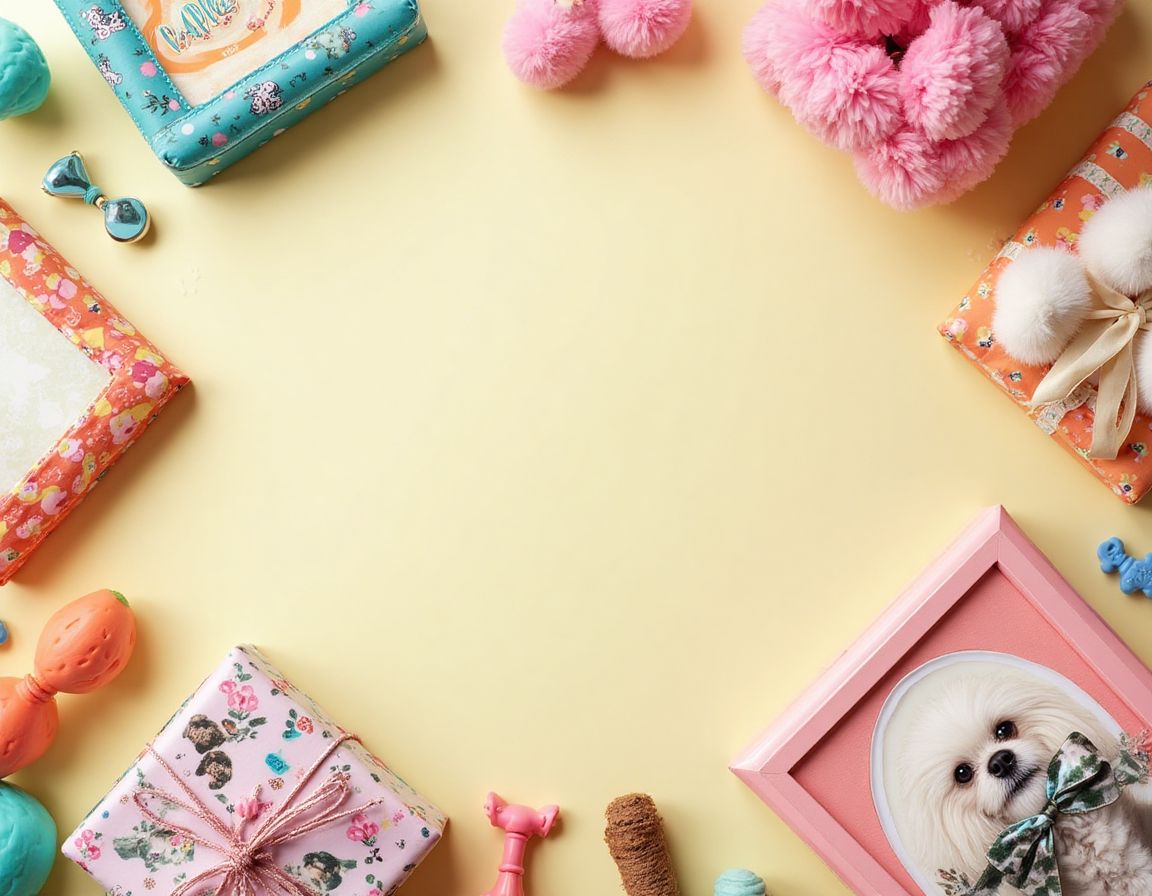 Custom gifts for pet lovers showcasing unique items for furry friends