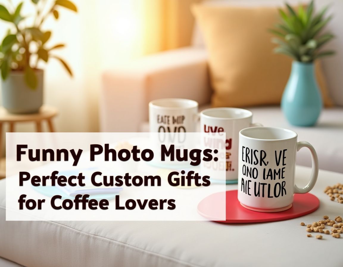 Funny photo mugs collection