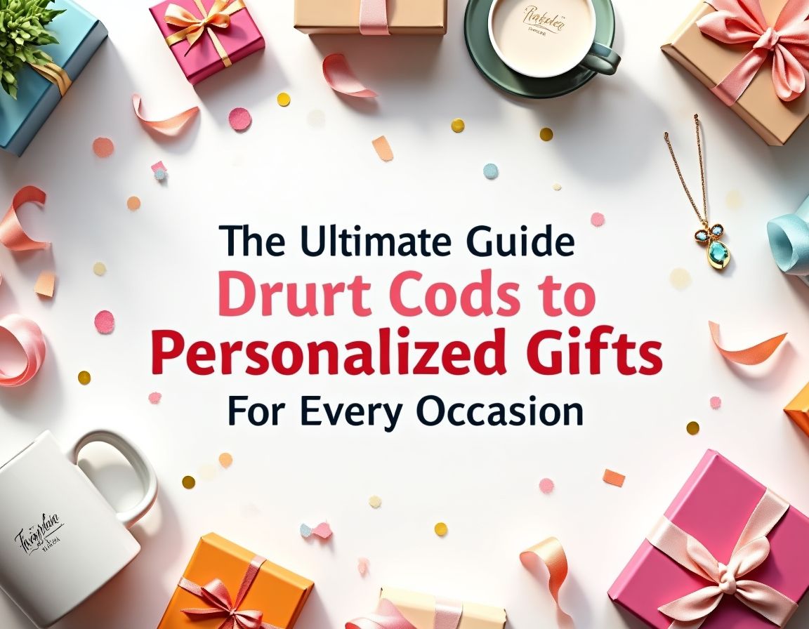 Personalized gifts for every occasion, including custom mugs and engraved jewelry.