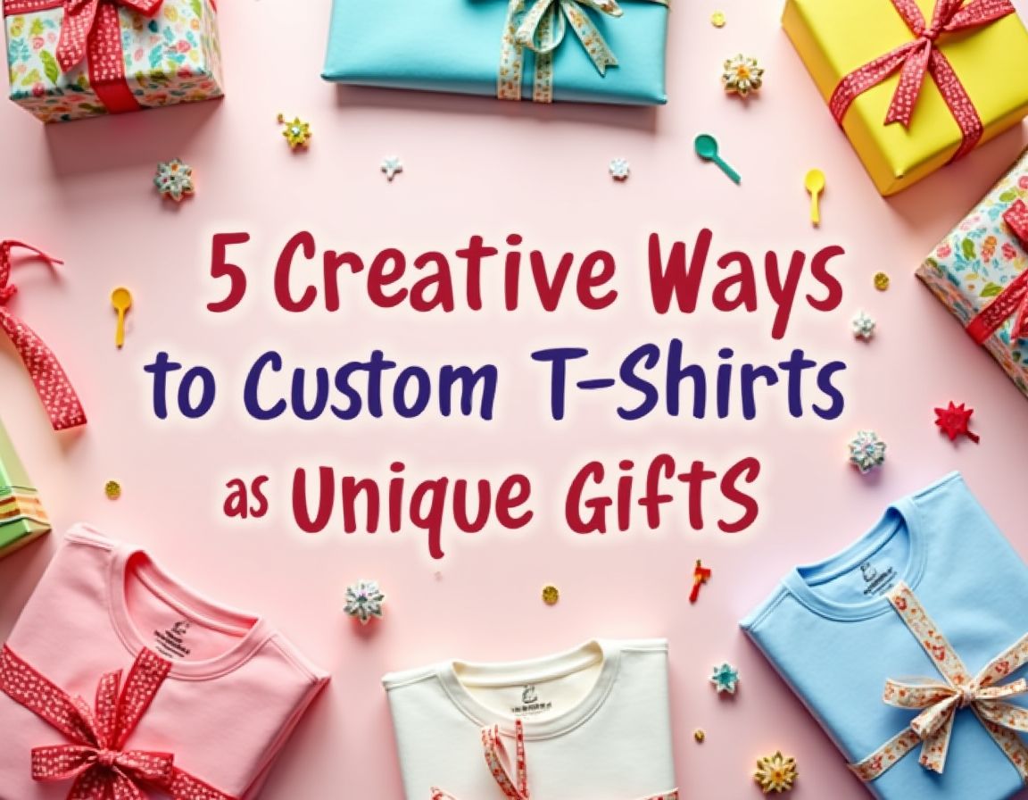 Creative ways to use custom t-shirts as unique gifts