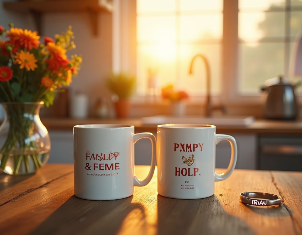 A joyful customer holding a custom gift.