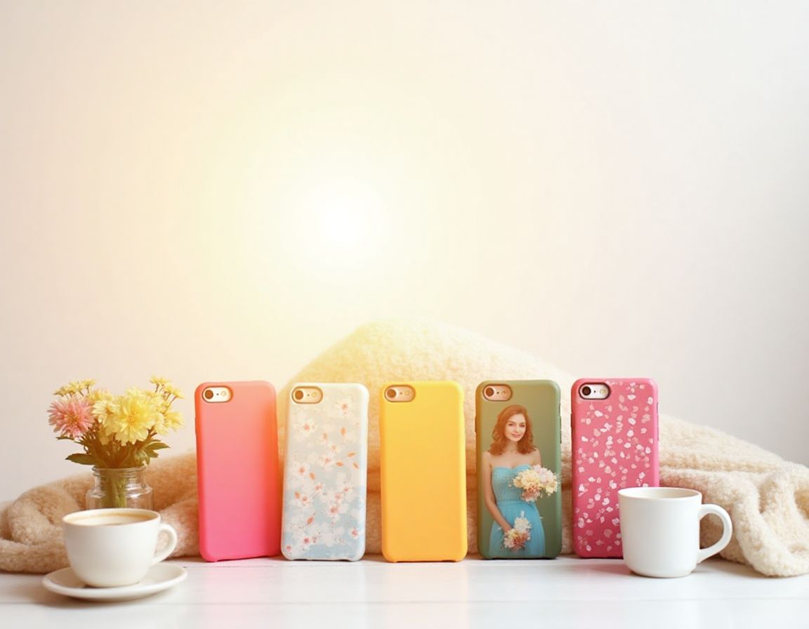 Creative custom phone case design ideas.