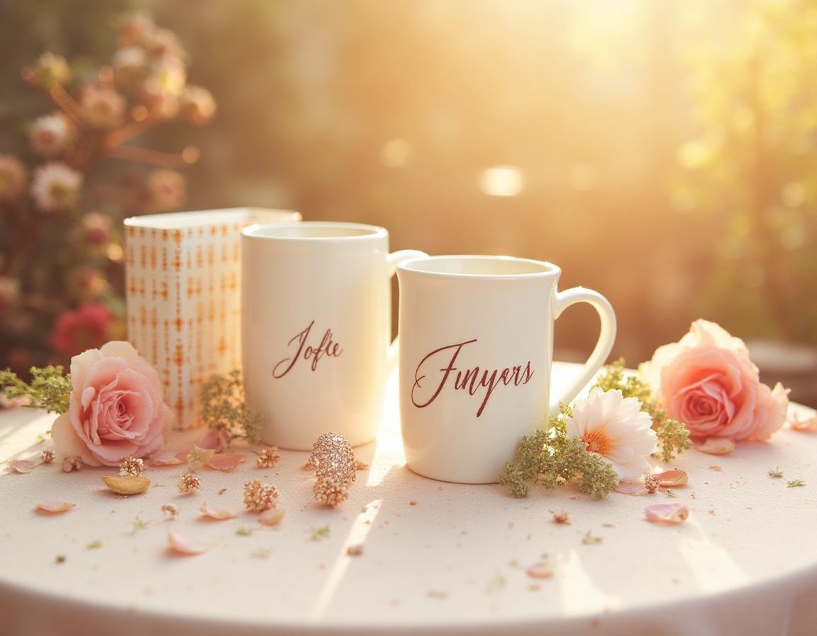 A selection of unique budget-friendly gifts displayed elegantly.