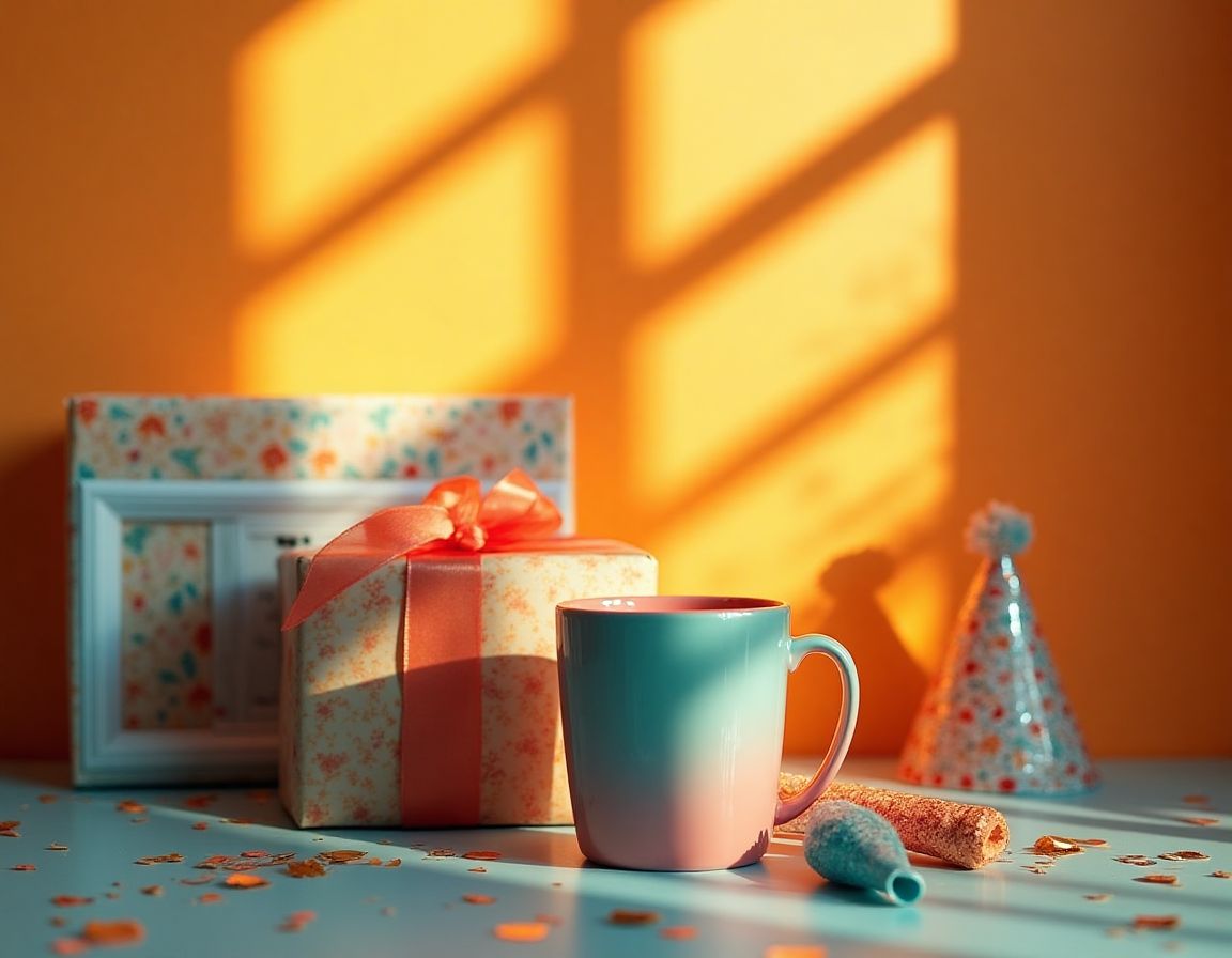 Custom mug and photo frame for gifting