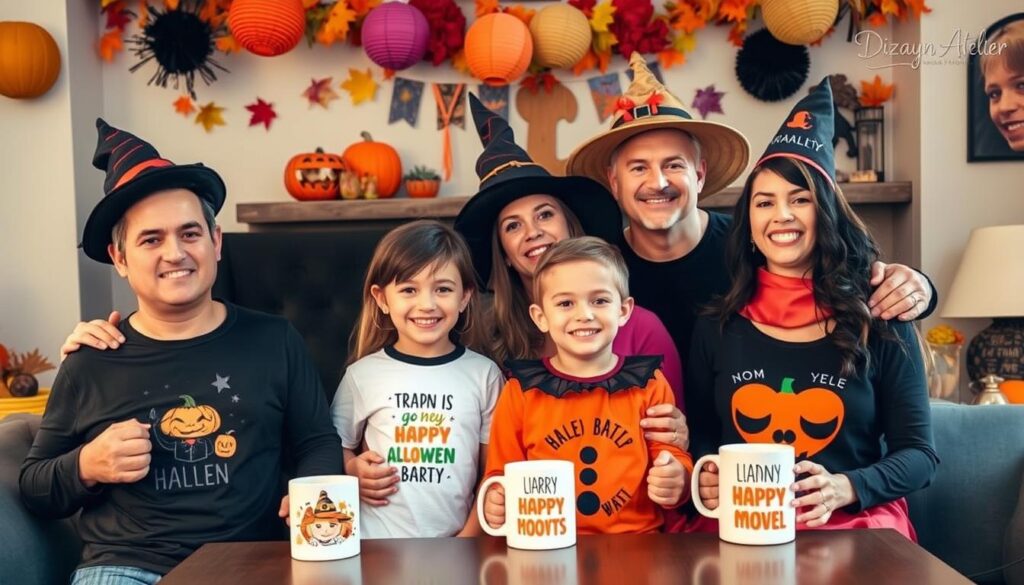 family costumes and personalized party gear