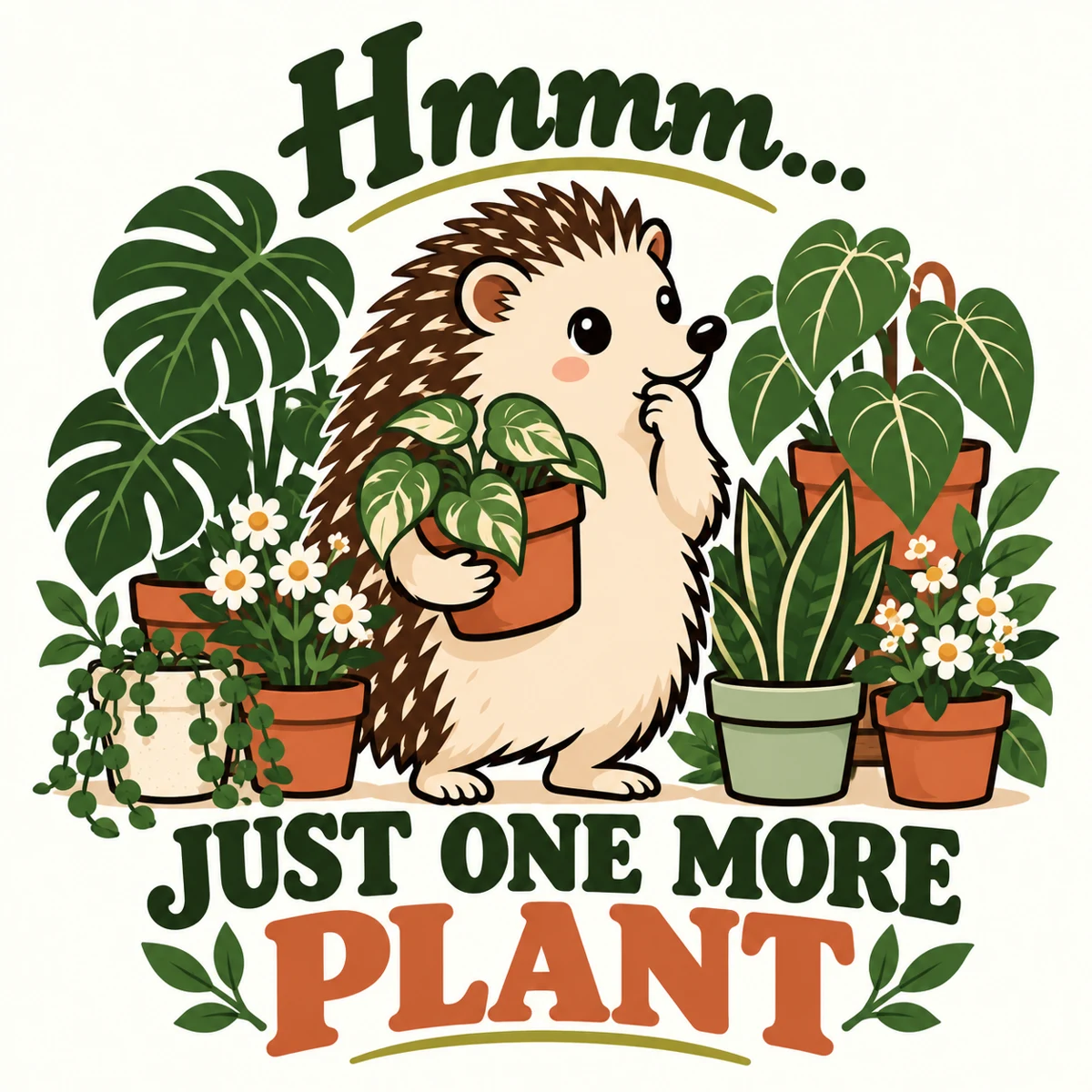Just One More Plant illustration