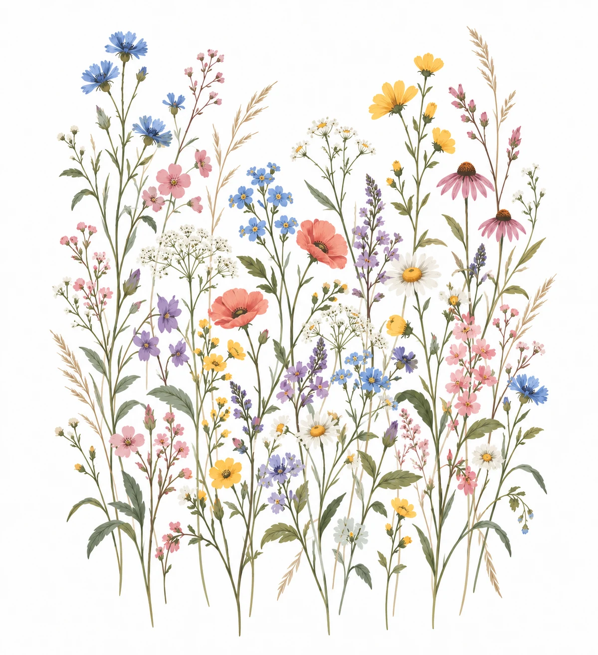 Wildflower Meadow illustration